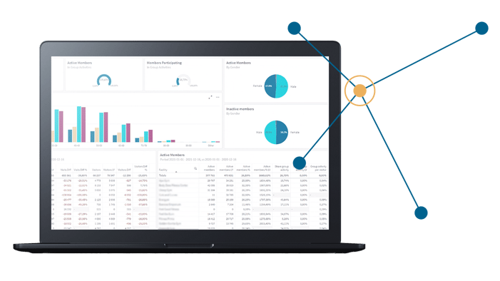 4 steps to get started with data - Computer with BI and data_2