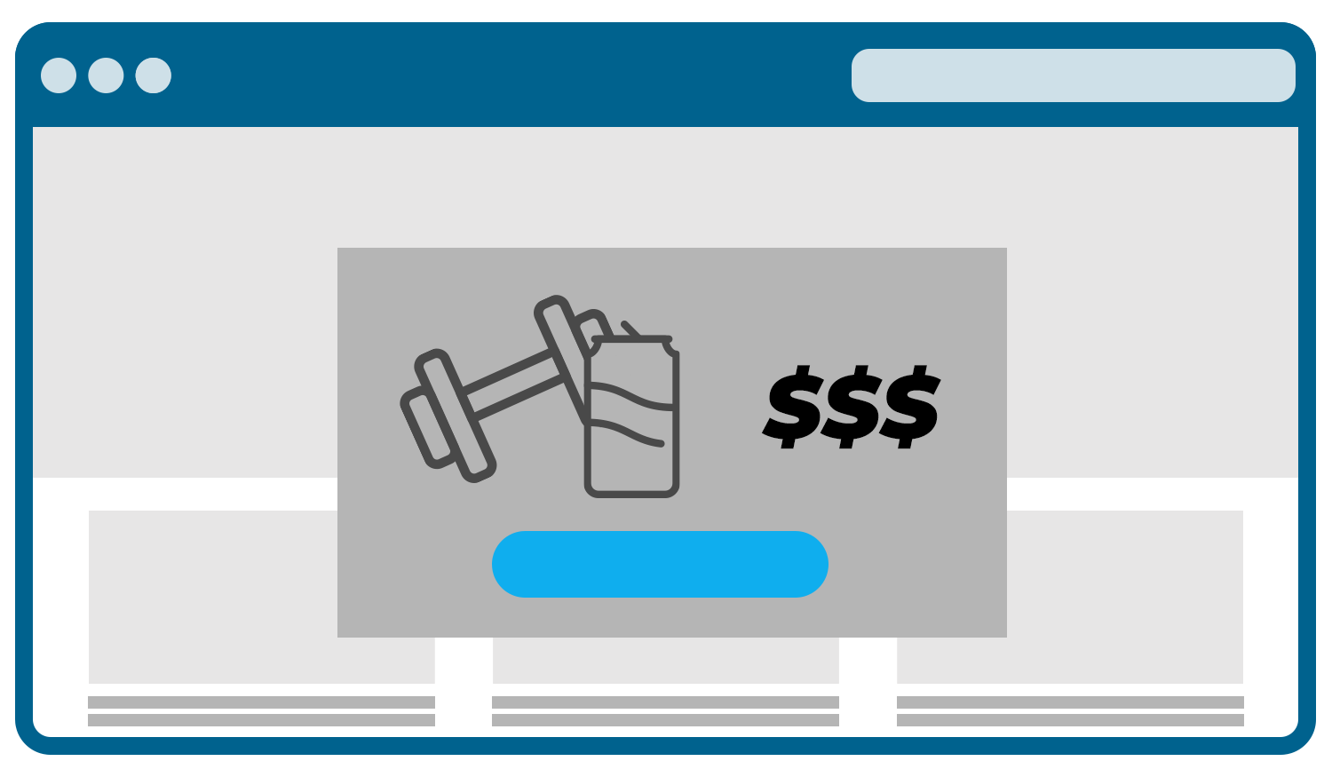 Best practices for a powerful gym website - 9 Pop-ups
