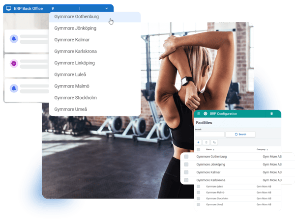 Mulit-location and multi-club support