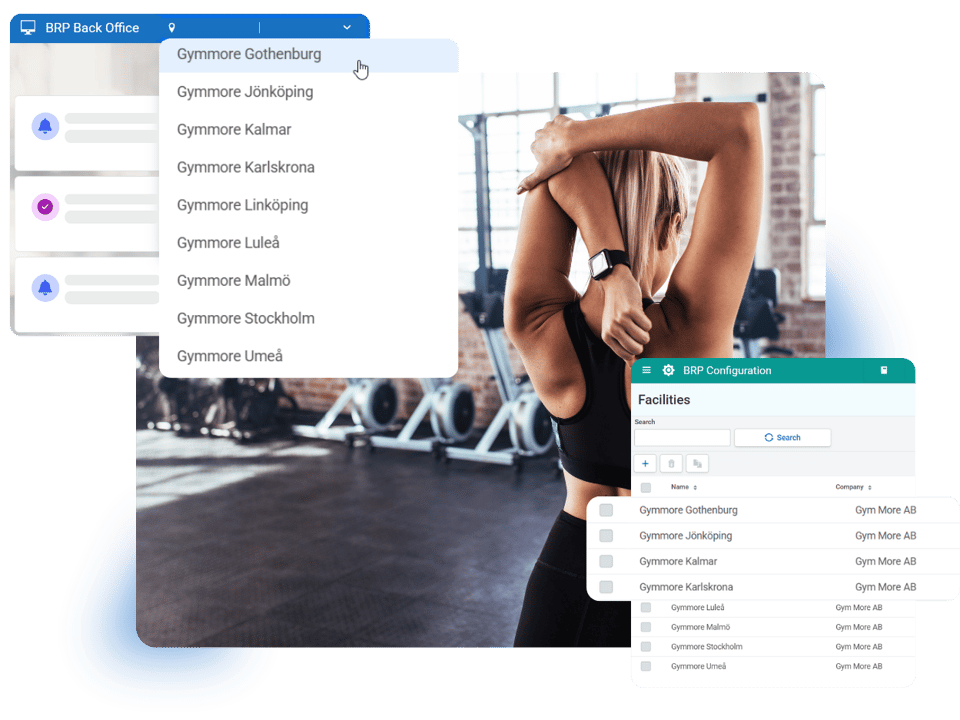 Mulit-location and multi-club support